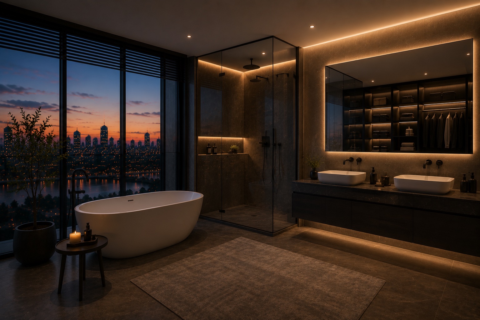 Modern Penthouse Interior visual 8