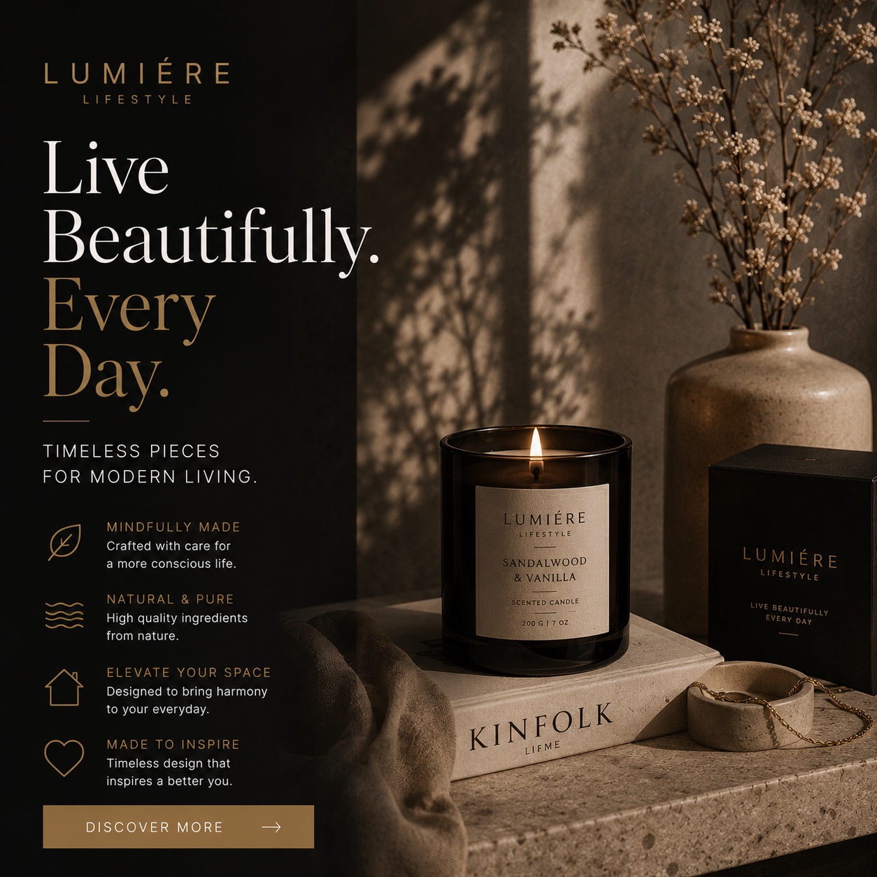 Lifestyle brand social media campaign post